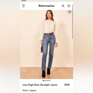 Reformation jeans LOVE